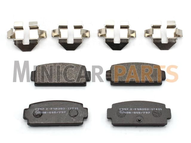Rear brake pads set Microcar / Ligier / Dué