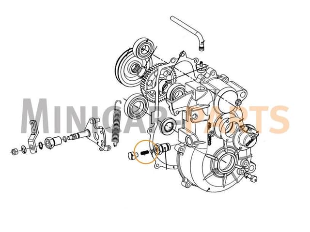 Gearbox selector ball spring Comex
