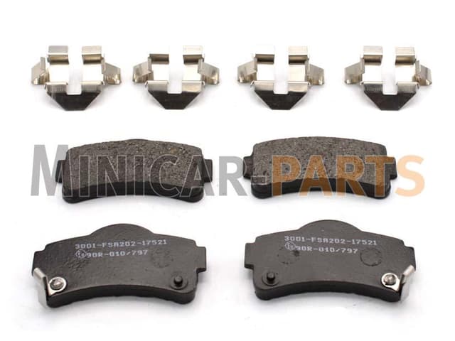 Brake pad set front Aixam / Chatenet / JDM / Bellier