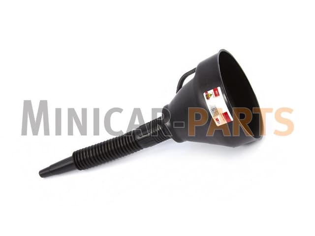 Plastic funnel with spout