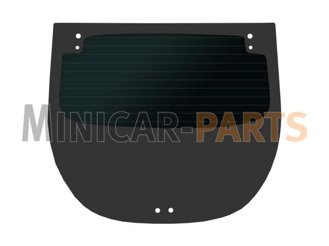 Rear window Microcar Due 2 / Due3 / Due 6
