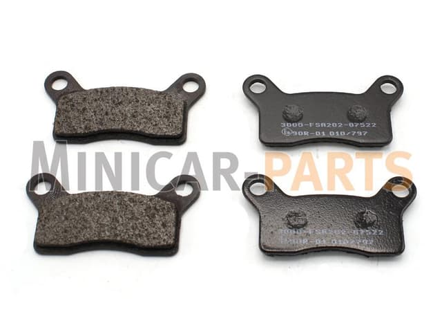 Rear brake pads set Casalini / Bellier