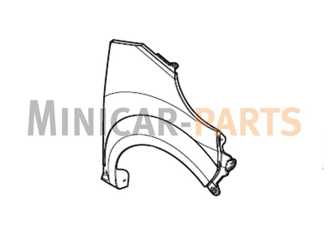 Front fender right Microcar M8