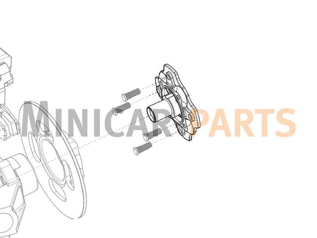 Wheel hub front JDM Aloes / Roxsy / Xheos